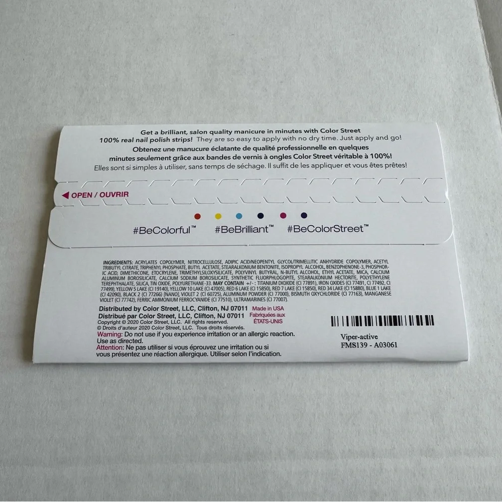 *Retired* Color Street: Viper-active | Green Metallic Duochrome Copper Fall - Picture 4 of 13